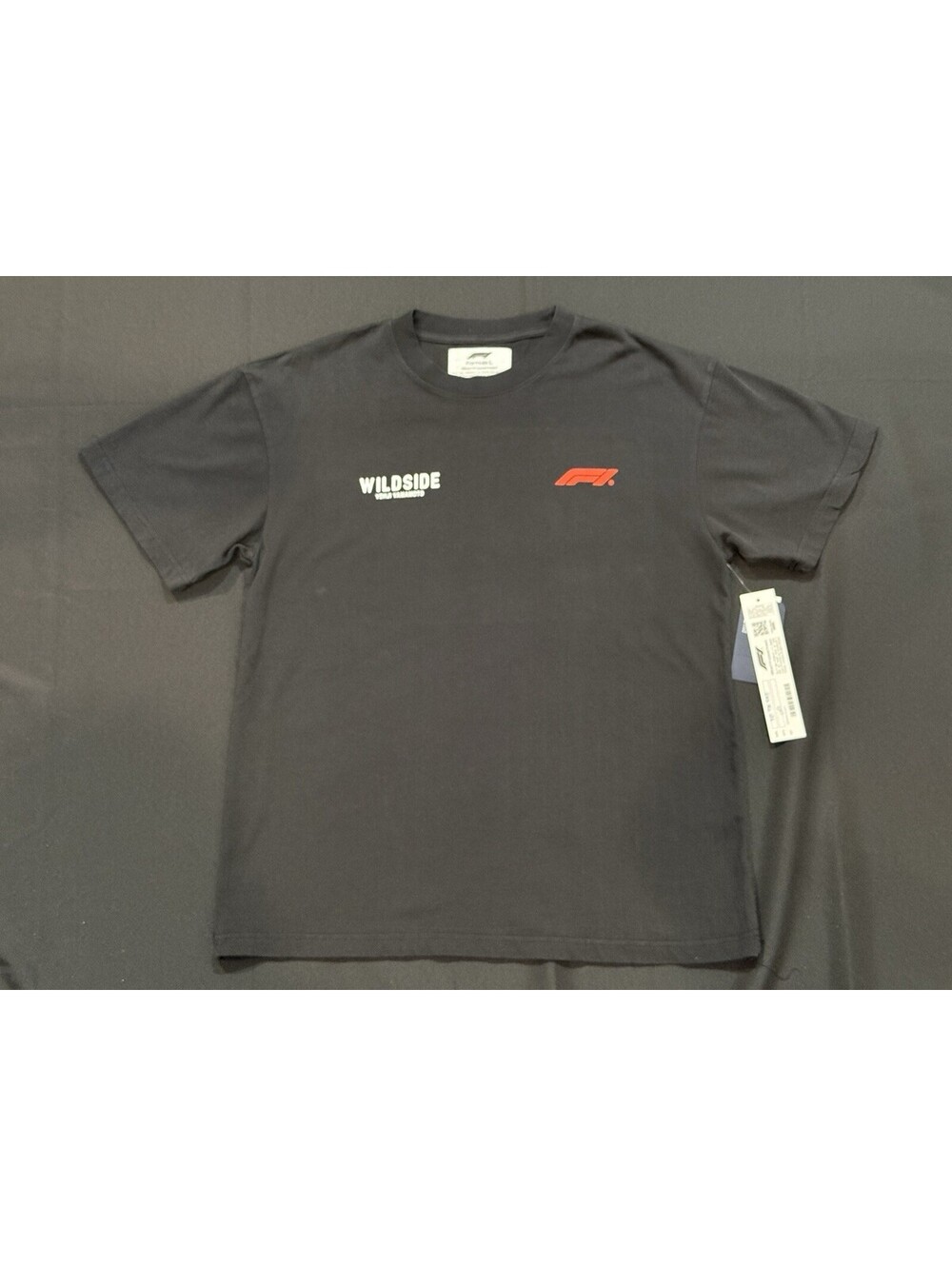 NWT Formula 1 x Wildside Yohji Yamamoto x PacSun Black Legacy T Shirt Large